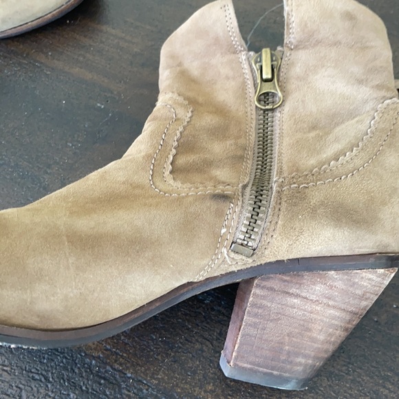 SAM EDELMAN SUEDE FRINGE LOUIE BOOTIES- SIZE 8.5 - Picture 8 of 8